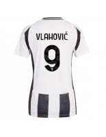 Juventus Dusan Vlahovic #9 Domácí Dres pro Dámské 2024-25 Krátký Rukáv